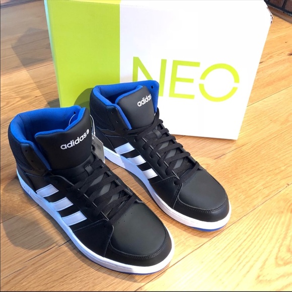 adidas Other - Men’s Adidas Neo Hoops vs Mid black blue white NEW